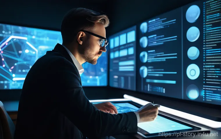 스토리텔러와 데이터 기반 스토리 제작의 활용 - **"Data Alchemist: Transforming Polish Insights into Engaging Stories."**
    A vibrant, medium-shot...