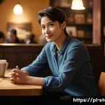 스토리텔러 실기 시험의 주요 성공 전략과 사례 분석과 전략 연구 - **Prompt:** "A charismatic storyteller, dressed in smart casual attire like a stylish blouse and dar...