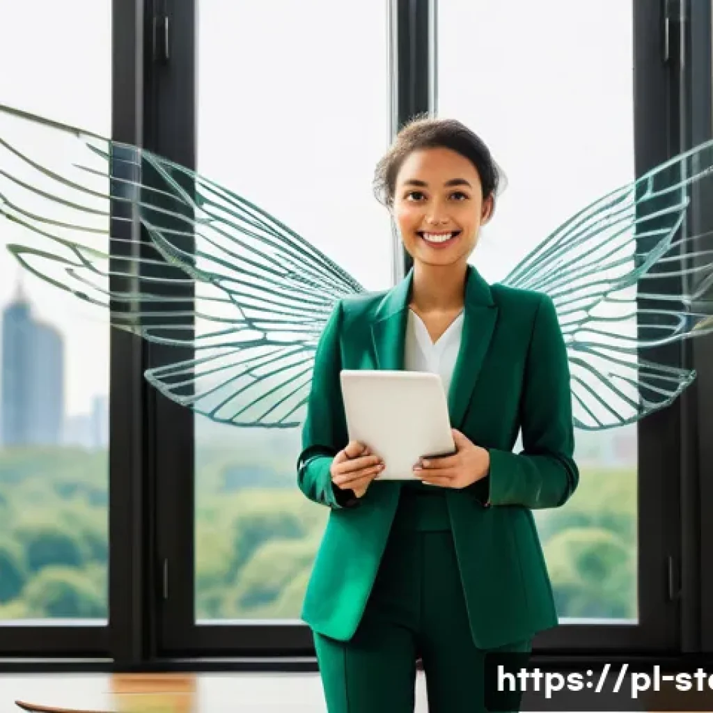 스토리텔러로서의 글로벌 진출 전략 - **"Authentic Creator's Global Reach"**: A vibrant, high-angle shot of a young, diverse woman (around...