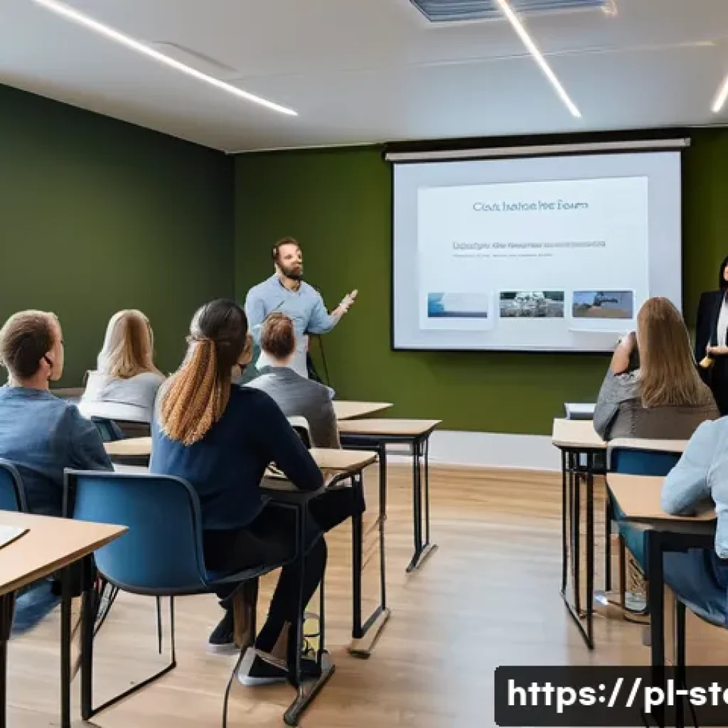 스토리텔러 자격증의 글로벌 인증 가능성 분석 - A professional storytelling certification training session in a modern European classroom setting, f...